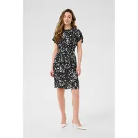 Kaffe Vestido 'Beathe' preto / branco