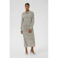 Kaffe Vestido 'Miriam' creme / preto