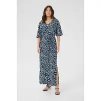 Kaffe Vestido 'Ivanna' azul / preto