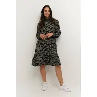 Kaffe Vestido 'Rikka' preto / branco