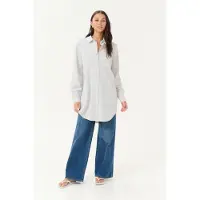 Kaffe Blusa 'KANaya' azul pastel / amarelo pastel