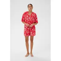 Kaffe Blusa 'KAAmina' vermelho florescente