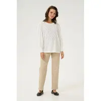 Kaffe Blusa 'Tio' branco natural