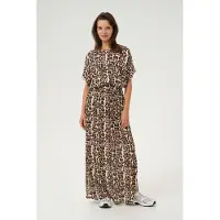 Kaffe Blusa 'Amber' bege / castanho / mocha
