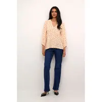 Kaffe Blusa 'Sigrid' amarelo claro / laranja claro