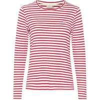 Kaffe Camisa 'KALiddy' rosa escuro / branco