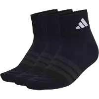 Adidas Meias de desporto preto / branco