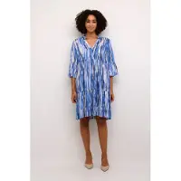 Kaffe Vestido 'Arina' azul / azul claro / azul escuro / branco