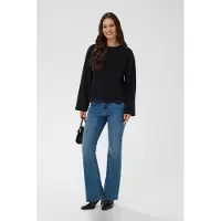 Kaffe Pullover preto