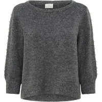 Kaffe Pullover 'Betty' cinzento escuro / acinzentado