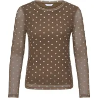 B.young Camisa 'BYRunanna' castanho / branco