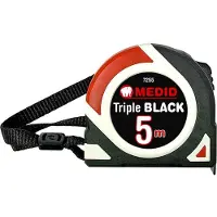 Medid Trena Triple Black Bi-material 5 M X 25 Mm