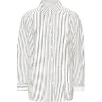 Fransa Blusa 'FRHion' preto / branco