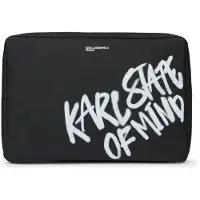 Karl lagerfeld JEANS Mala de portátil ' KARL QUOTE LAPTOP ' preto