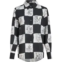 Karl Lagerfeld Blusa preto / branco