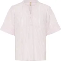Culture Blusa 'CUJilana' cor-de-rosa / branco