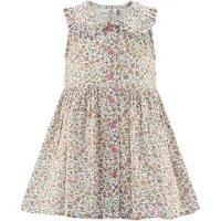 Happy girls Vestido creme / amarelo / cinzento claro / rosa escurecido