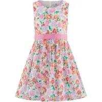 Happy girls Vestido verde / roxo claro / laranja / rosa