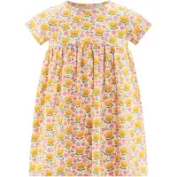 Happy girls Vestido creme / amarelo dourado / jade / rosa escurecido