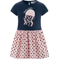 Happy girls Vestido navy / cor-de-rosa