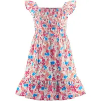 Happy girls Vestido azul claro / mistura de cores