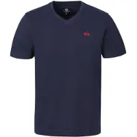 La Martina Camisa ' MCR013 ' azul escuro / vermelho sangue