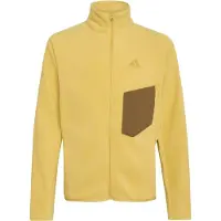 Adidas Casaco de velo funcional ' Kids Multi CLIMAWARM Full-Zip' castanho / amarelo dourado