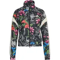 Adidas Casaco deportivo 'x FARM RIO HOUSE OF TIRO TRACK' verde / vermelho / preto / branco