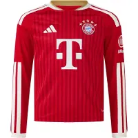 Adidas Camisa funcionais 'FC Bayern München Home 26/27' vermelho / vermelho escuro / branco