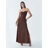 BWLDR Vestido de festa 'Chase' castanho