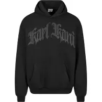Karl kani Sweatshirt 'Old English' cinzento / preto