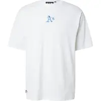 New Era Camisa 'MLB LE OAKATH' azul claro / branco