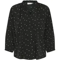 Kaffe Blusa 'KASandy' preto / branco