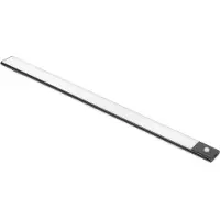 Emuca Aplique Led Recarregável Por Usb Kaus Preto Com Sensor De Movimento