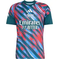 Adidas Camisa funcionais 'FC Arsenal 26/27 Pre-Match' azul claro / esmeralda / vermelho / branco