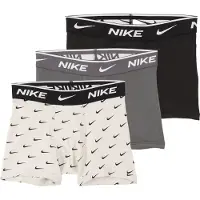 Nike Cueca 'EVERYDAY' cinzento / preto / branco