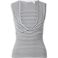 Weekday Top 'Pia' antracite / branco