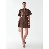 Willa Vestido 'Hugh' castanho