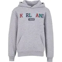 Karl kani Sweatshirt 'College' azul escuro / acinzentado / verde escuro / vermelho escuro
