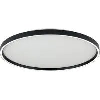 Orion Candeeiro de teto LED Masca, preta, Ø 60 cm, CCT, metal, regulável