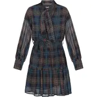 Dreimaster Vestidos camiseiros navy / cinzento / cinzento basalto / vermelho