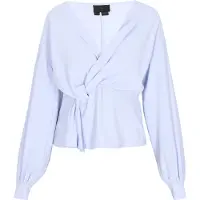 Dreimaster Klassik Blusa azul pastel