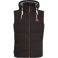 !Solid Colete 'Dry' cinzento / preto