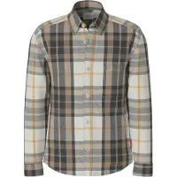 JOOP! Camisa navy / castanho / amarelo / branco lã