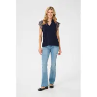 Cream Blusa 'CR Nola' marinho