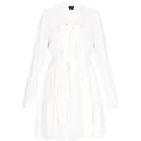 Dreimaster Klassik Vestido offwhite