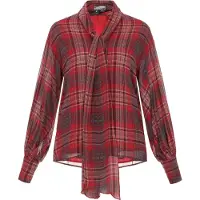 Dreimaster Blusa turquesa / púrpura
