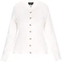 Faina Casaco de malha branco