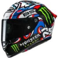 HJC RPHA 1 V2 Carbon Quart. Le Mans 3 MC21 Capacete Integral Branco/Verde/Azul M