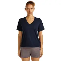 Icebreaker Camiseta De Manga Curta Merino 150 Tech Lite Relaxed V Neck